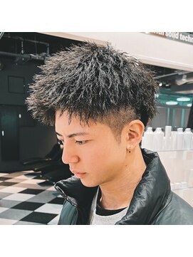 ルースト 渋谷店(ROOST) 短髪ツイストスパイラルパーマ