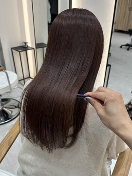 ジーナ 博多筑紫口(Zina) うる艶レッドブラウン×美髪 髪質改善Tr！【福田れん】