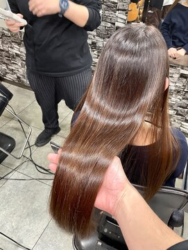 美容室 フラウ 横江店 髪質改善×縮毛矯正