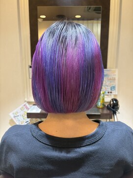 ヘアーリゾートサロン リチェット(Hair Resort Salon Ricetto) ストライプカラー