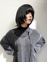 ジェコ ブラン(gecko. brun) ウルフっぽい伸ばしかけボブ/顔周りレイヤー/マッシュウルフ