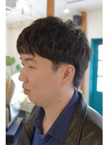 ディッセンバー 伊勢崎(December)&nbsp;メンズ/センターパート/似合わせカット／ニュアンスパーマ