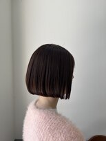 ソウハギワラ 新中野(SO-hagiwara)&nbsp;ストレートパーマでシルエット◎ミニボブ