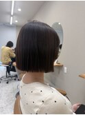 切りっぱなしボブ 似合わせ ミニボブ 三宮 元町