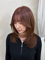 キイ ギンザ(k.e.y GINZA) フリルシャギーレイヤー/レイヤーカット/ミディアムレイヤー