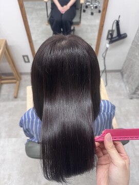 ホロ(holo-) 髪質改善カラー