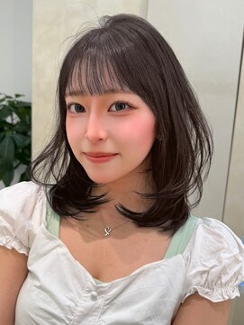 ハーツ 熊本(hearts.) 大人気の透明感ヘーゼルベージュ×レイヤーカット