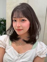 ハーツ 熊本(hearts.) 大人気の透明感ヘーゼルベージュ×レイヤーカット