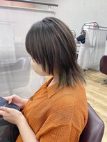 キセイ イオンモール新利府北館店(KISEI) インナーカラーが映える!抜け感ミディアムウルフ♪20代30代