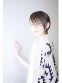ウェットアレンジ/斜めバング
