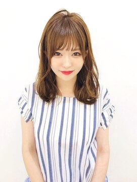 イマ(ima) shiwuナチュラルワンカールミルクティーベージュ