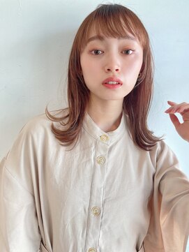 ガーデン ムサシコスギ(GARDEN MUSASHIKOSUGI) 外ハネストレートセミディ/髪質改善/大人かわいい/顔まわり