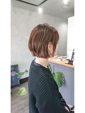 ヘアケアゲート(hair care Gate) ルーズボブ×インナーカラー