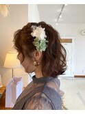 お呼ばれヘア