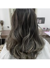 ノンビヘアー(nonbi hair) バレイヤージュカラー