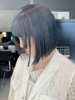 アイティーバイアルバム 北千住店(IT by ALBUM)&nbsp;ダークグレーボブ_大人ガーリーチョコレートプリカール_ba417142