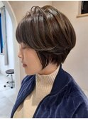 【grace三瓶】大人ショート/くびれショート/グレージュ