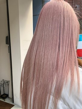 ジアン(GIEN) 2～3ブリーチ/透明感カラー/ホワイトピンク@高岡