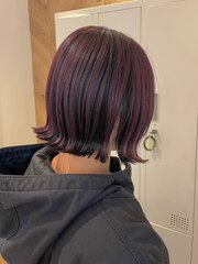 赤紫×ブラック