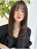 ハイライトカラーグレージュベージュケアブリーチダブルカラー
