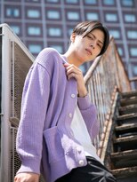 ララルーモ(LaＬaｒＯomo)&nbsp;前下がり毛流れセンターパートミディアムモテ髪