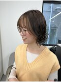 ボブパーマ×顔まわりインナー
