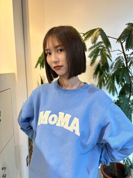 エストヘアーノエル 川崎店(est hair Noel) ぱつっとボブ