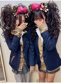 大人気♪『ディ☆ズニー制服スジ盛りツインテール(^○^)』