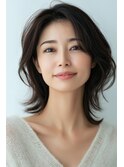 外ハネ　レイヤーカット
