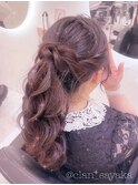 ポニーテール【クランソア】ヘアセット/ヘアメ/心斎橋