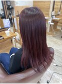 【chan style】burgundy color