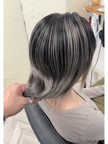 ウル(ulu)&nbsp;バレイヤージュ　ケアブリーチ　ベージュ　グレージュ　ブラウン