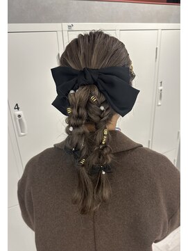 ウブ(ubu) ポニーテールアレンジ