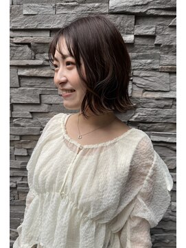 ジルバイジアン(JILL by GIEN) #くびれボブ#ショコラブラウン/森岡俊亮