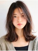 イメチェン/ホワイトブロンド/外ハネボブ/ワイドバング/表参道