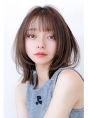 20代30代/大人可愛い/小顔ひし形/ウルフ/ナチュラルボブ