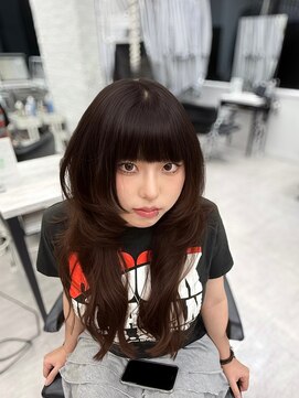 アマトウキョウスマートサロン(AMA TOKYO×Smart Salon) 【sayakaスタイル】顔まわり/レイヤーカット/小顔韓国くびれヘア