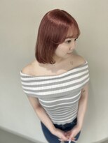 リレイス 四日市(RELACE)&nbsp;ピンク×顔まわりレイヤーボブ