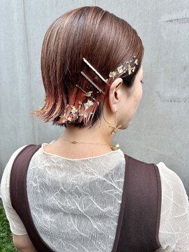 アール 北千住店(ar) タイトアレンジ/金粉/アレンジヘア/北千住