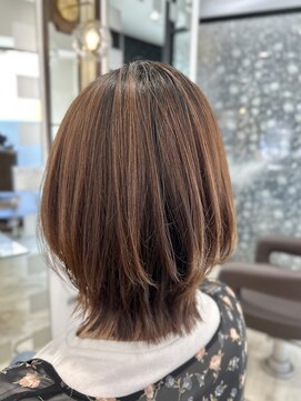 フィラージュ サロンドウィズ(filage SALON DE WITH) ミディアムレイヤースタイル