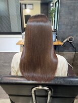 リブロ(LiBro)&nbsp;美髪ココアベージュ暗めカラーフェミニンロングダークアッシュ