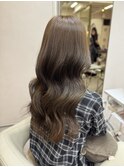 韓国オリーブアッシュヘア