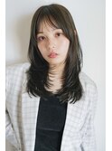 渋谷/おすすめ/小顔/オリーブグレー/ハイライトカラー/ブリーチ