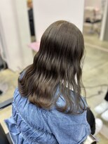 ダズリングディア(Dazzling Deer)&nbsp;オリーブブラウン/ブリーチなしWカラー/小顔ヘア/ナチュラル