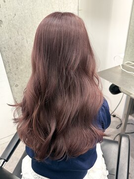 サンクプロジェクト(cinq PROJECT) 明るめラベンダーミルクティーベージュ韓国ミディアムレイヤー