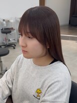 ソソ(soso.) ミディアムヘア/暗めカラー/グランマッシュ/木更津