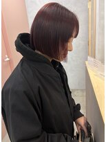 アマーク(a mark)&nbsp;【木下　暖菜】ブリーチなしのこっくり深みred♪