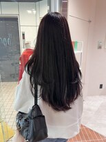 ヘアーアンドメイク ビス(HAIR&MAKE bis) 顔周りレイヤー/ラベンダーピンクブラウン【あさみ】
