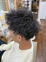 ユイマァル 倉敷店(YUIMARL)&nbsp;メンズカット20代30代40代波巻きツイストスパイラルパーマ
