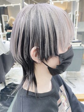 デイズ(days) メンズウルフショート/アンビレラカラー/ホワイトツートンカラー